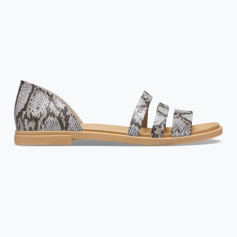 Dámské sandály Crocs Tulum Open Flat mushroom/stucco 9