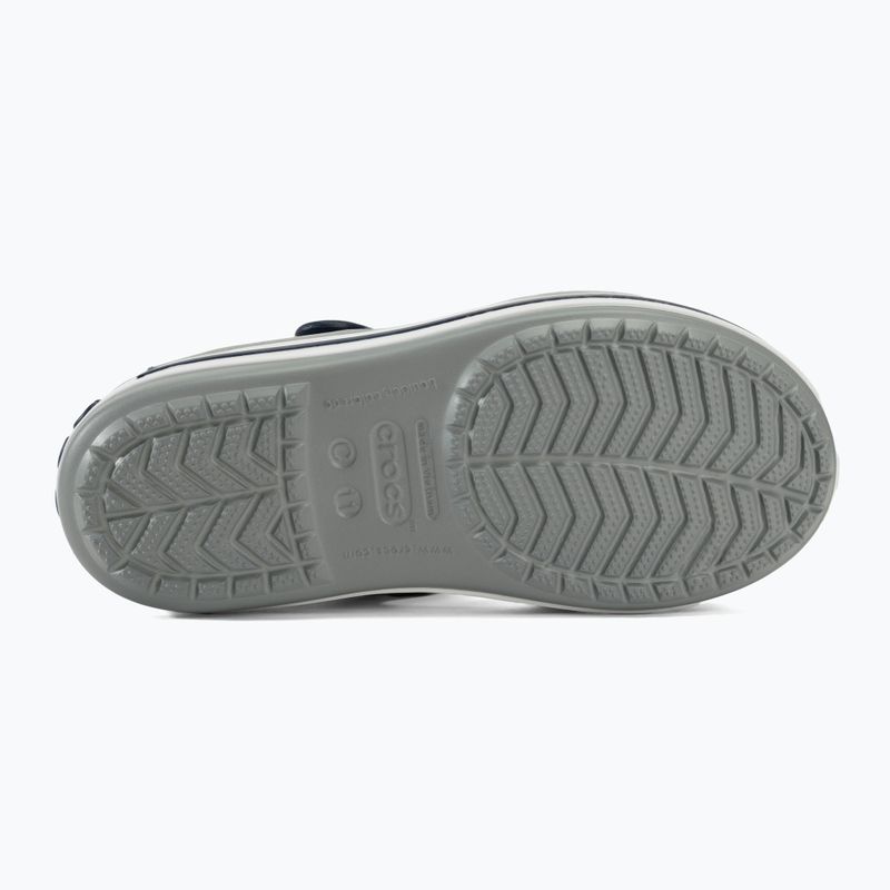 Dětské sandály  Crocs Crockband Kids Sandal light grey/navy 4