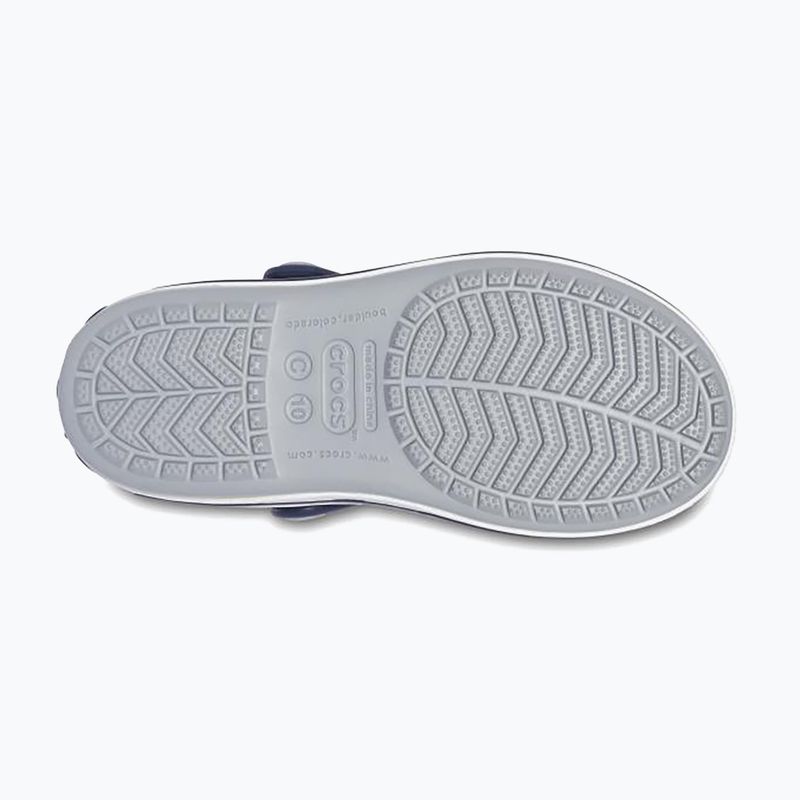 Dětské sandály  Crocs Crockband Kids Sandal light grey/navy 13