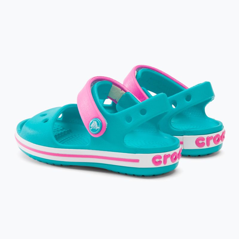 Dětské sandály Crocs Crockband digital aqua 3