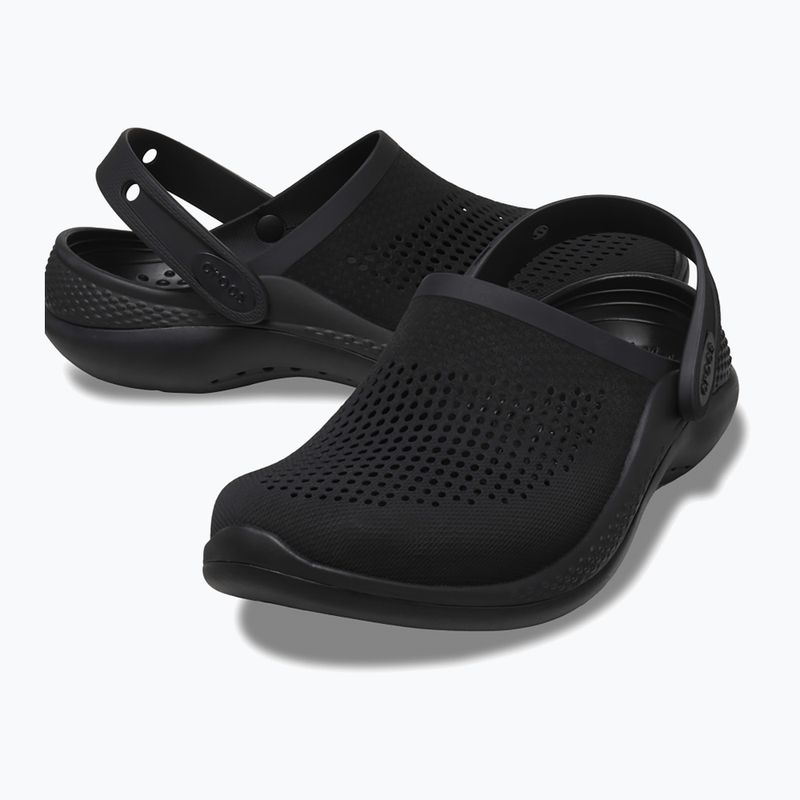 Nazouváky  Crocs LiteRide 360 Clog black/black 14