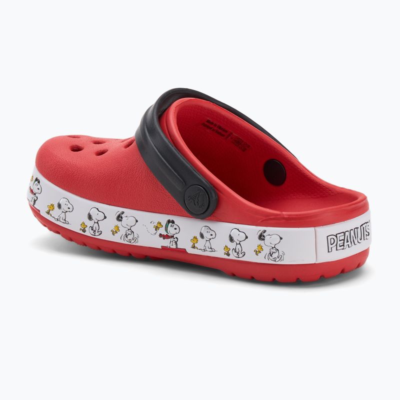 Dětské nazouváky Crocs Fun Lab Snoopy Woodstock Clog Toddler flame 4