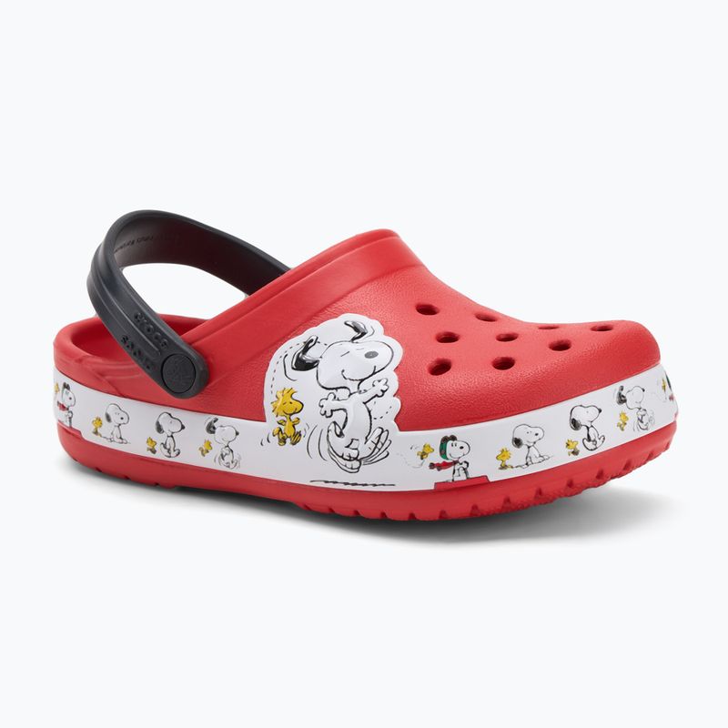 Dětské nazouváky Crocs Fun Lab Snoopy Woodstock Clog Kids flame 2