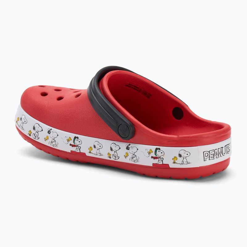 Dětské nazouváky Crocs Fun Lab Snoopy Woodstock Clog Kids flame 4