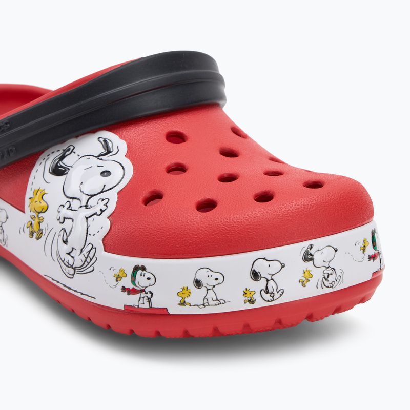 Dětské nazouváky Crocs Fun Lab Snoopy Woodstock Clog Kids flame 8