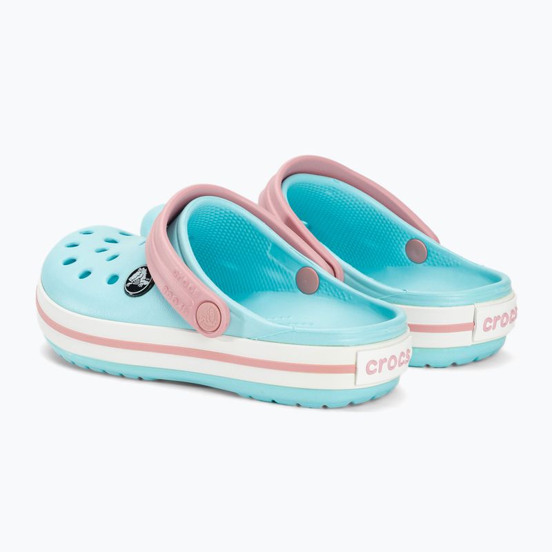 Dětské nazouváky Crocs Crocband Clog ice blue/white 4