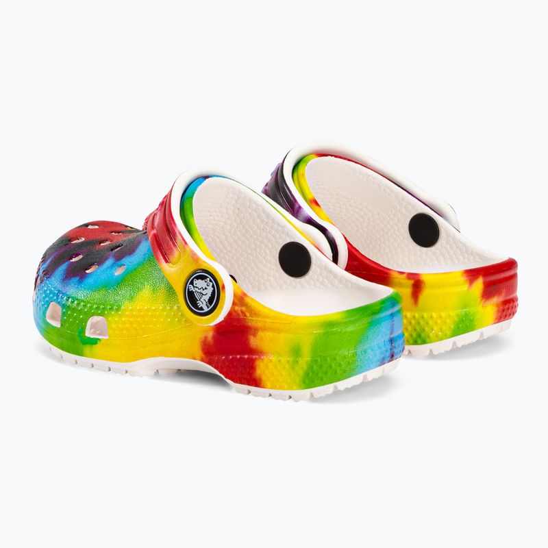 Crocs Classic Tie-Dye Graphic Clog T barevné dětské žabky 206994-90H 4