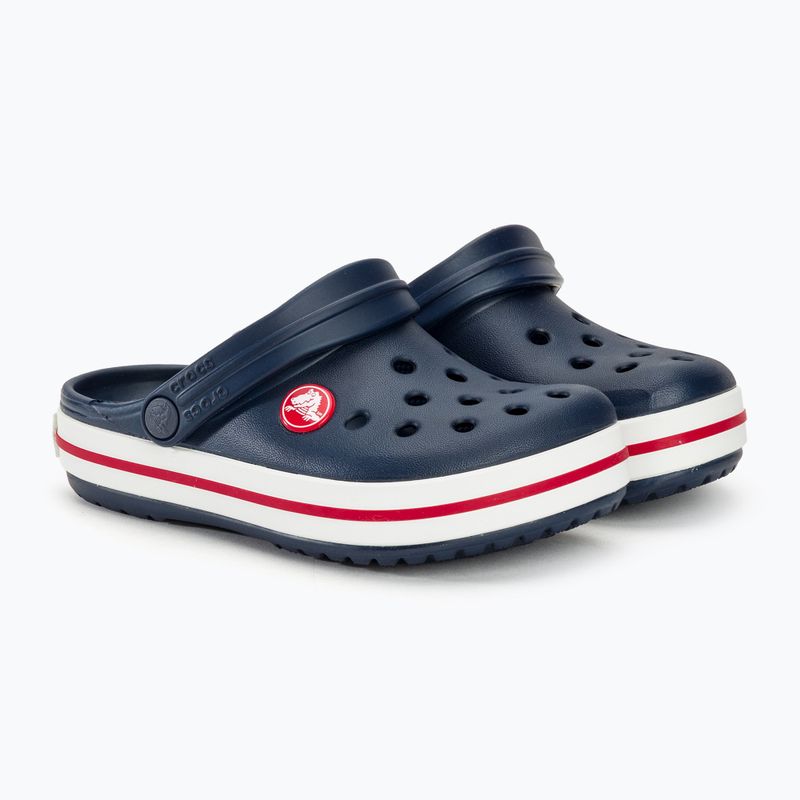 Dětské nazouváky Crocs Crocband Clog navy/red 5