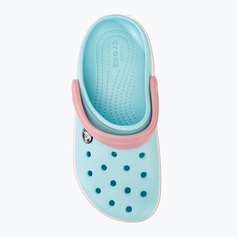 Dětské nazouváky Crocs Crocband Clog ice blue/white 7