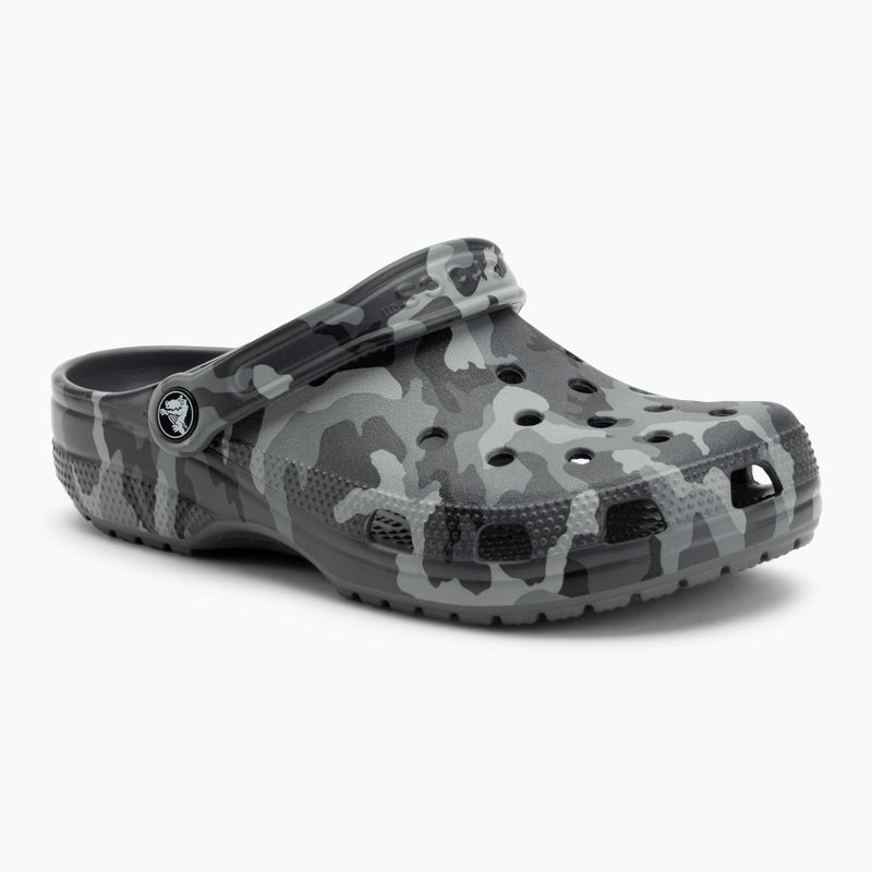 Nazouváky Crocs Classic Printed Camo Clog slate grey/multi