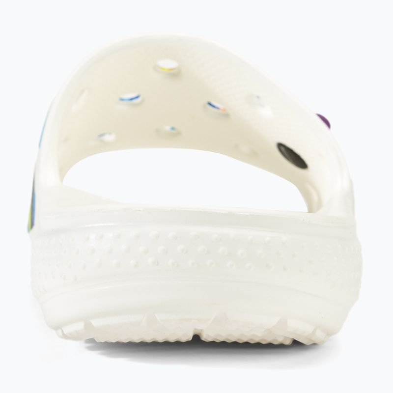 Nazouváky  Crocs Classic Crocs Bubble Block Slide white/multi 6