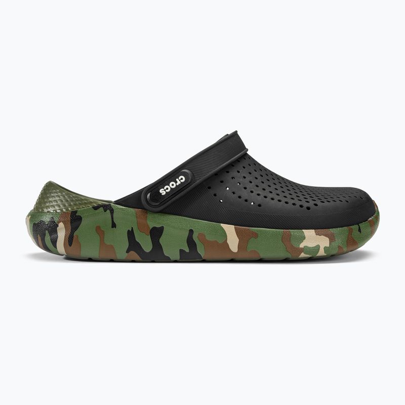 Nazouváky  Crocs LiteRide Printed Camo Clog black/multi 3
