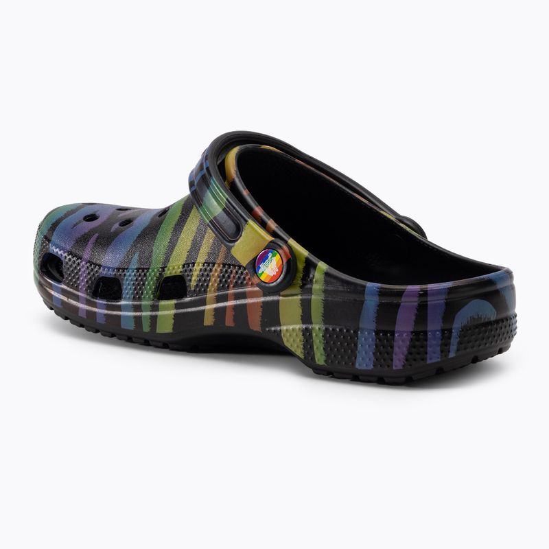 Dámské žabky Crocs Classic Seasonal Printed zebra rainbow 4
