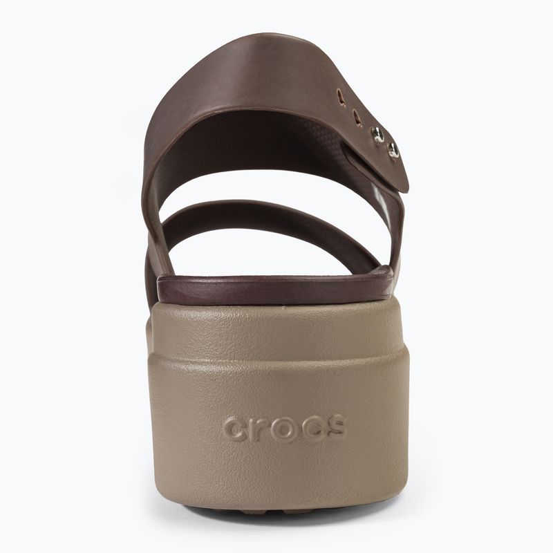 Dámské sandály Crocs Brooklyn Low Wedge mushroom/stucco 6