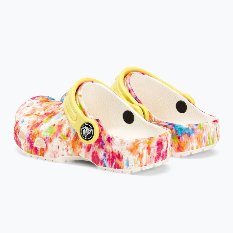 Dětské žabky Crocs Classic Tie-Dye Graphic Clog T white 206994-83B 4