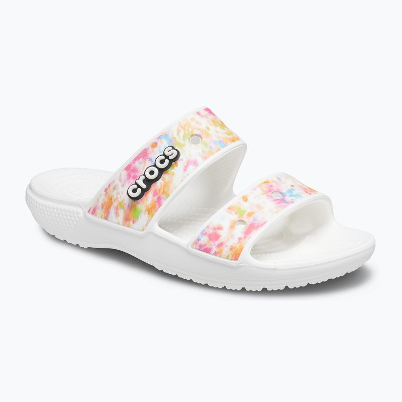 Žabky Crocs Classic Crocs Tie-Dye Graphic Sandal white 207283-928 8