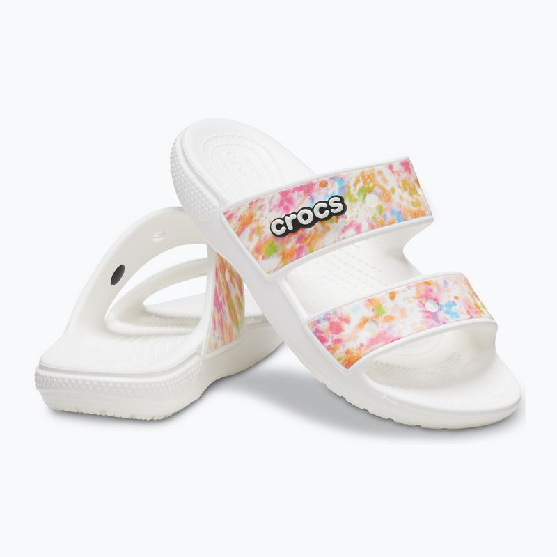 Žabky Crocs Classic Crocs Tie-Dye Graphic Sandal white 207283-928 13