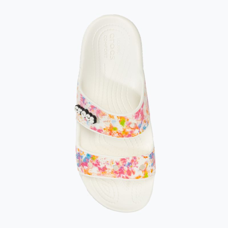 Žabky Crocs Classic Crocs Tie-Dye Graphic Sandal white 207283-928 5