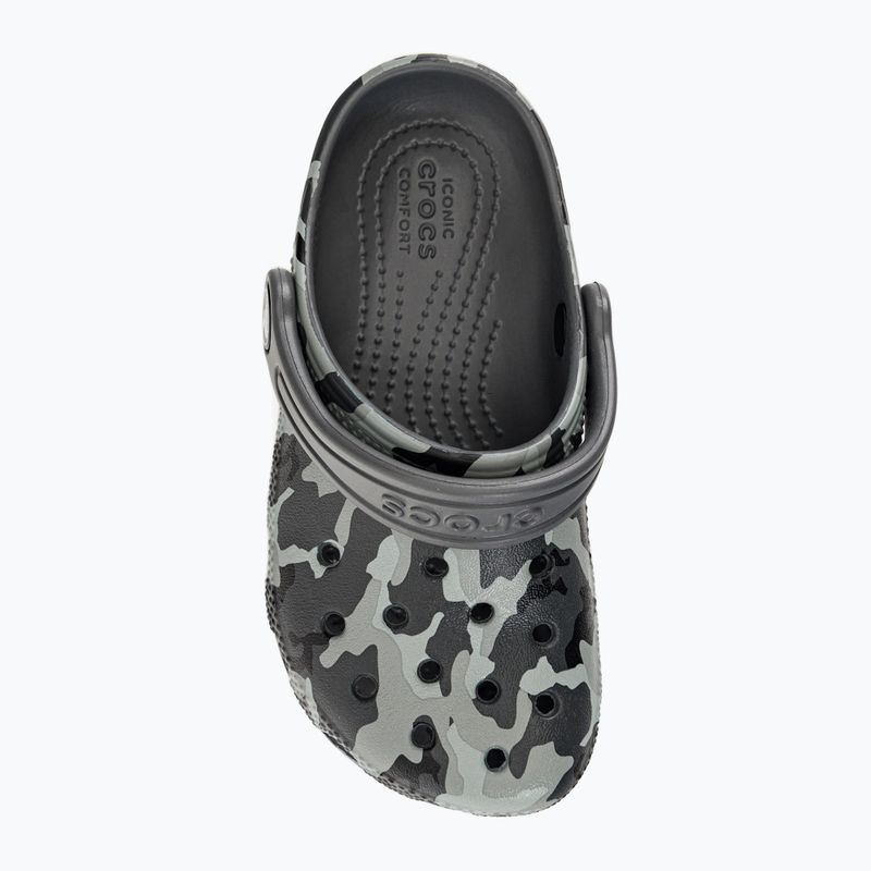 Crocs Classic Camo Clog T grey dětské žabky 207593-097 7