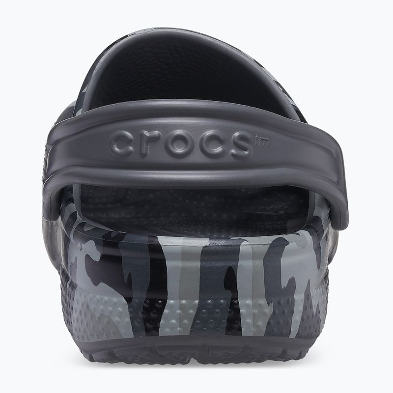 Crocs Classic Camo Clog T grey dětské žabky 207593-097 11