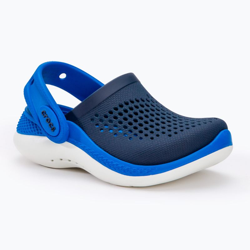 Dětské nazouváky   Crocs LiteRide 360 navy/brigght cobalt 2