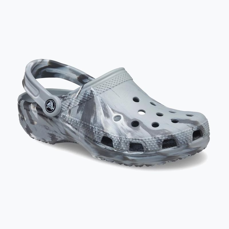Nazouváky Crocs Classic Marbled Clog light grey/multi