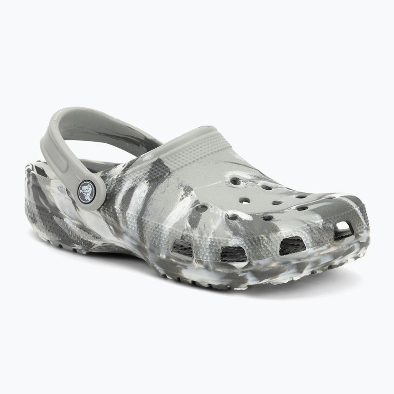 Nazouváky Crocs Classic Marbled Clog light grey/multi 2