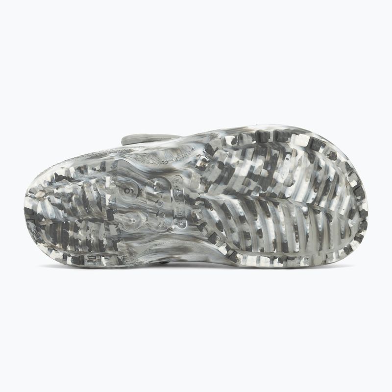 Nazouváky Crocs Classic Marbled Clog light grey/multi 5