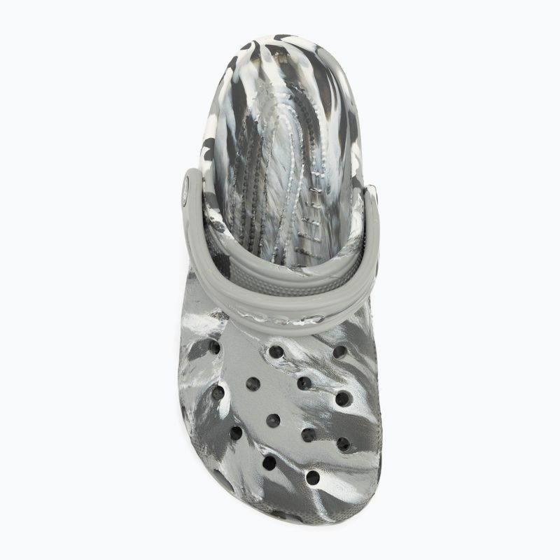 Nazouváky Crocs Classic Marbled Clog light grey/multi 6