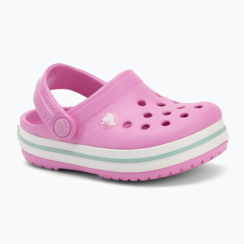 Dětské nazouváky Crocs Crocband Clog Toddler taffy pink 2