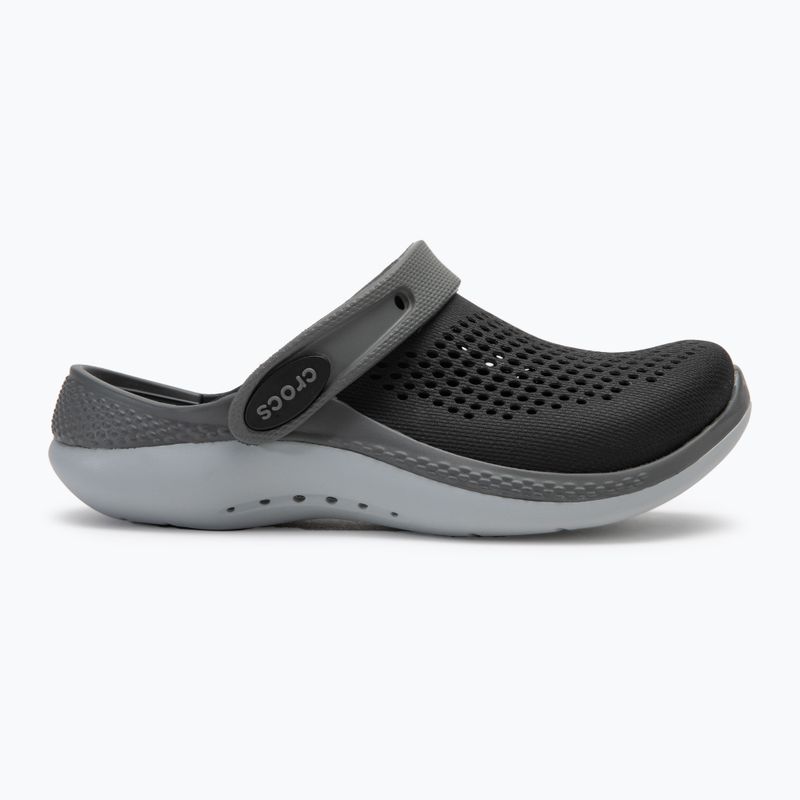 Dětské žabky Crocs LiteRide 360 Clog black/slate grey 3