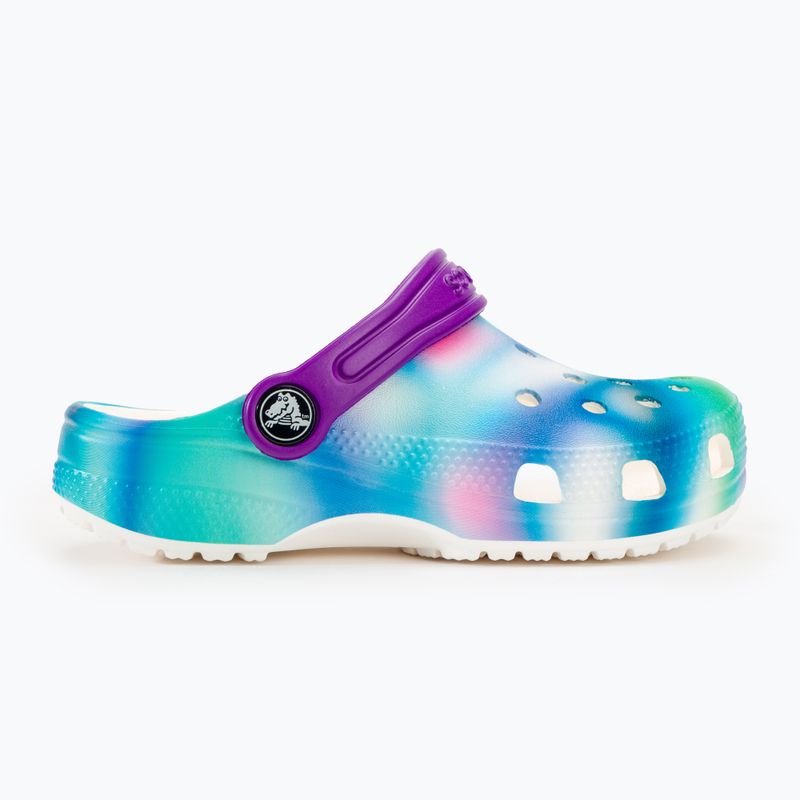Dětské nazouváky   Crocs Classic Solarized Clog white/multi 3