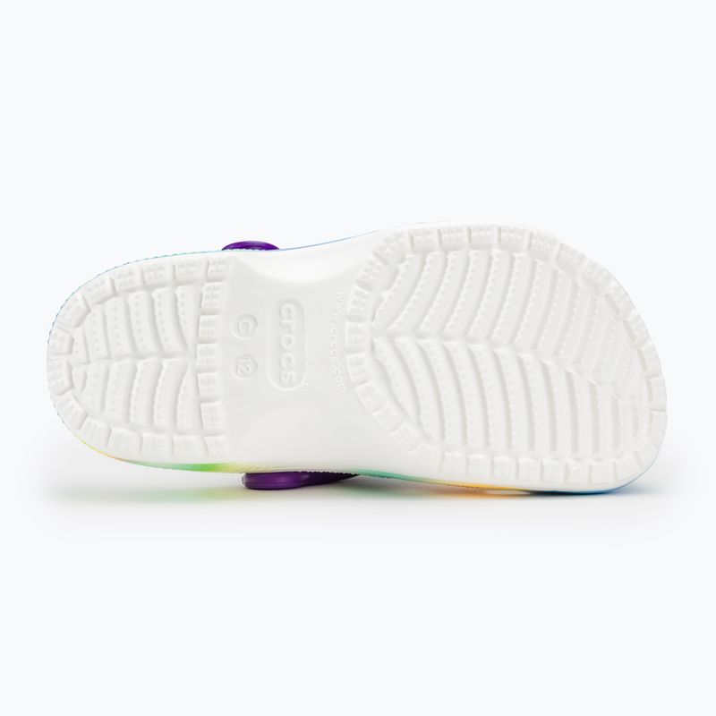 Dětské nazouváky   Crocs Classic Solarized Clog white/multi 5