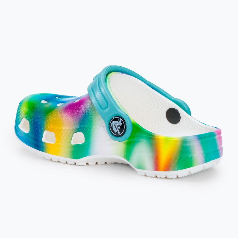 Dětské nazouváky   Crocs Classic Solarized Clog white/multi 4