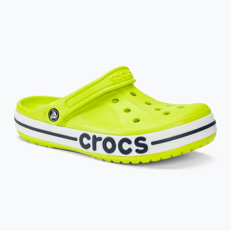 Nazouváky  Crocs Bayaband Clog lime punch/navy 2