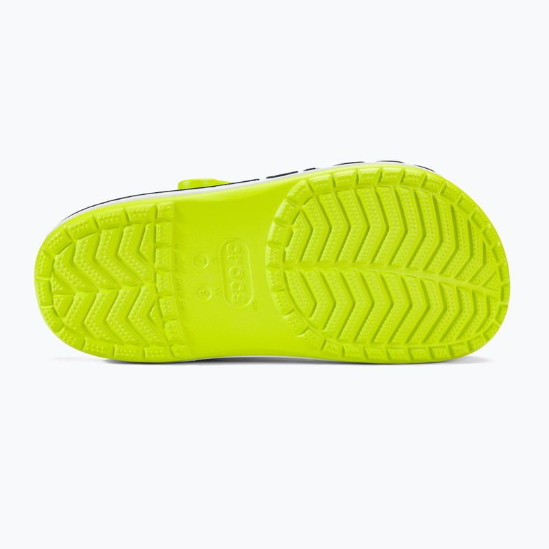 Nazouváky  Crocs Bayaband Clog lime punch/navy 5