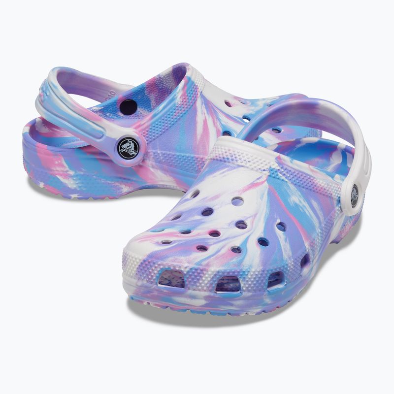 Dětské žabky Crocs Classic Marbled Clog K v barvě 207464-102 16