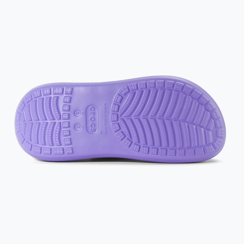 Nazouváky  Crocs Classic Crush Clog digital violet 5