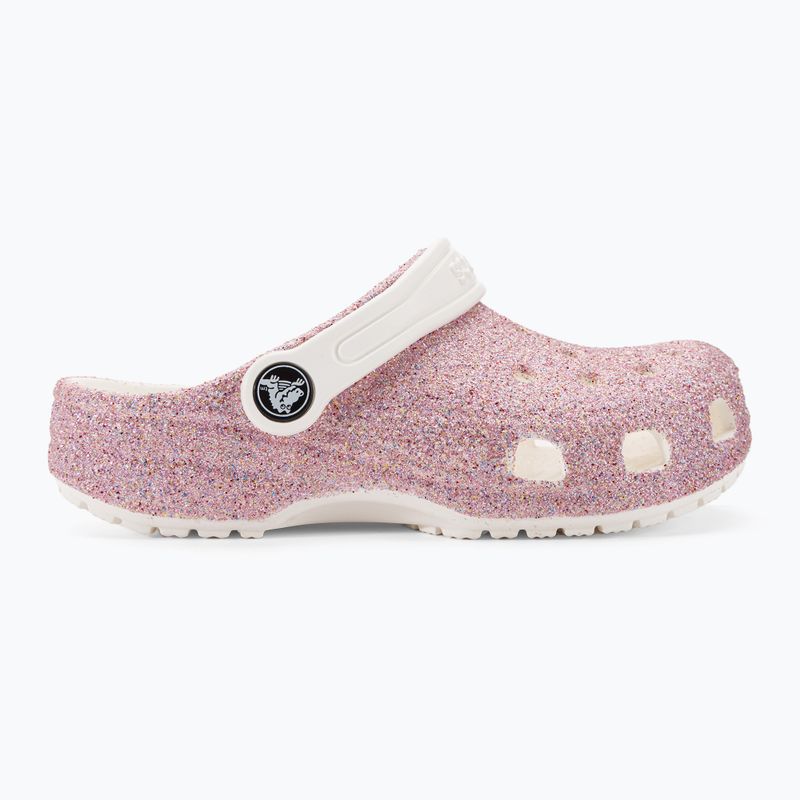 Dětské žabky Crocs Classic Glitter Clog white/rainbow 3