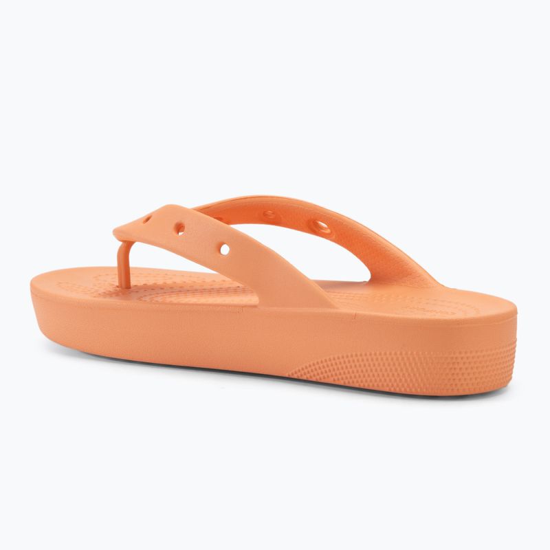 Dámské žabky Crocs Classic Platform papaya 3