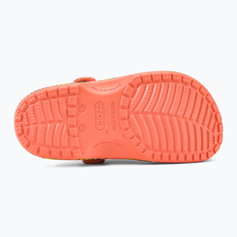 Dětské žabky Crocs Classic Pool Party Clog K orange 207826-83E 6