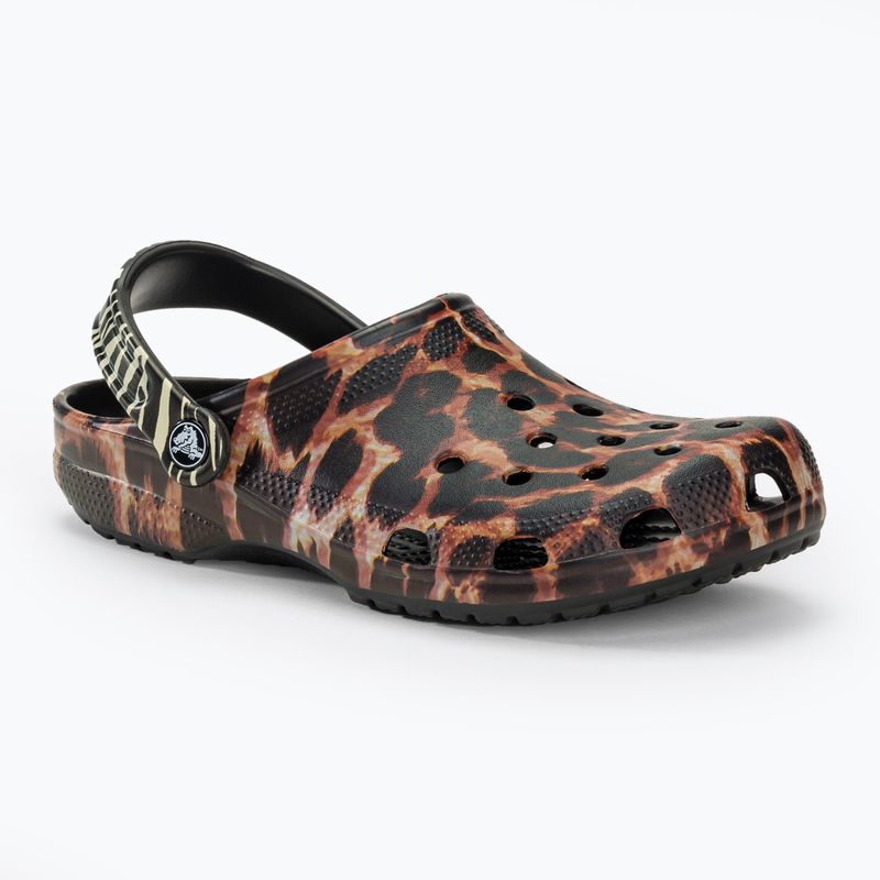 Nazouváky  Crocs Classic Animal Remix black/multi animal 2