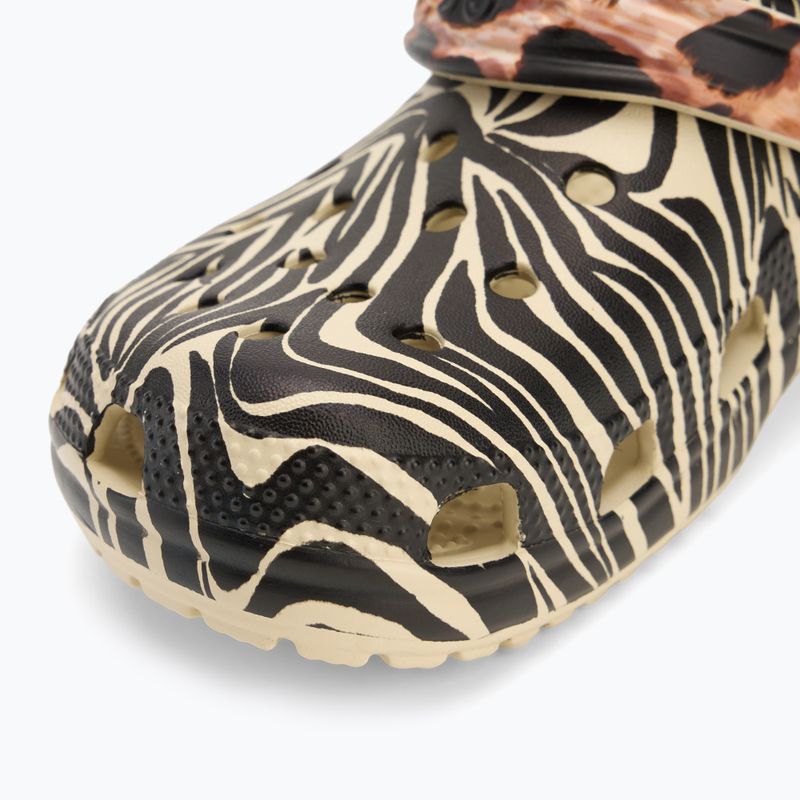 Nazouváky Crocs Classic Animal Remix bone/multi animal 8
