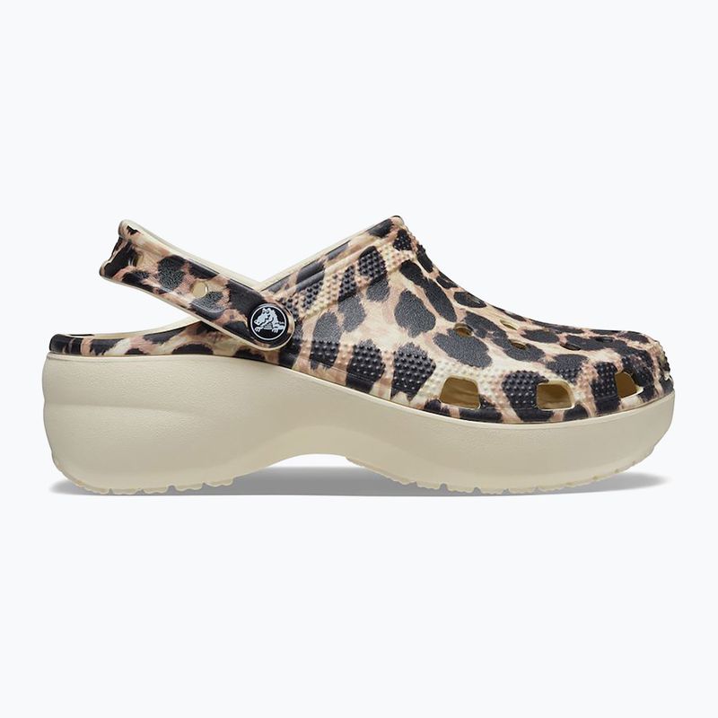 Dámské nazouváky   Crocs Classic Platform Animal Remix bone/leopard 10