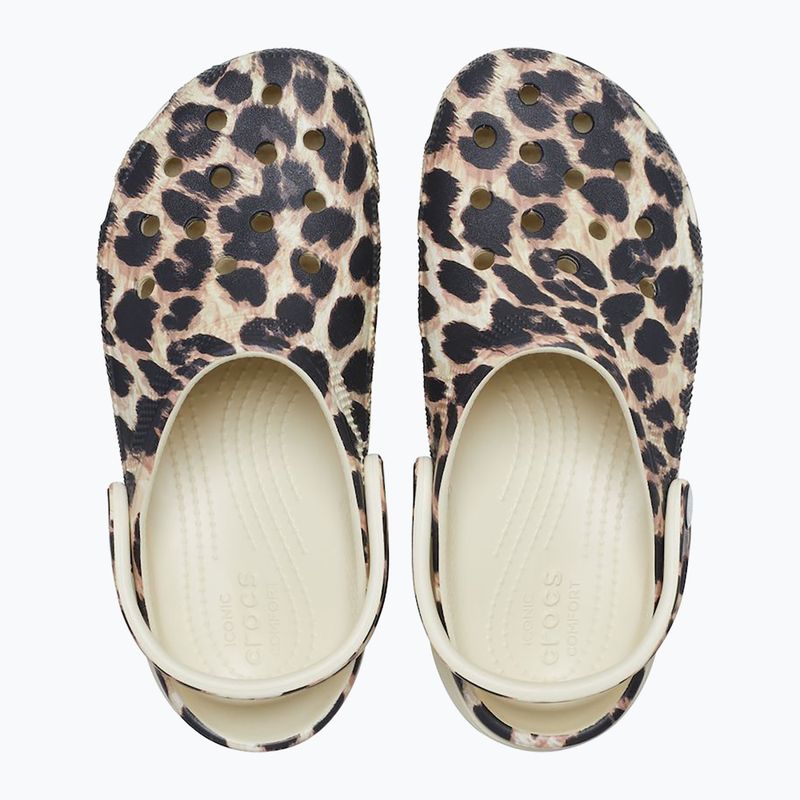 Dámské nazouváky   Crocs Classic Platform Animal Remix bone/leopard 12