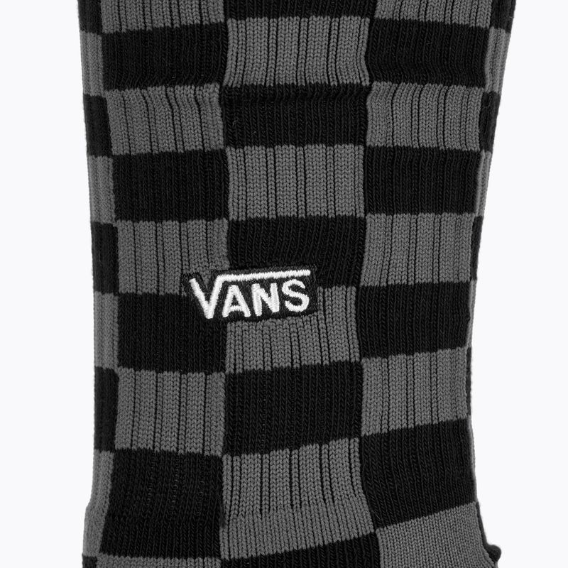 Pánské ponožky Vans Checkeboard Crew II black/charcoal 3