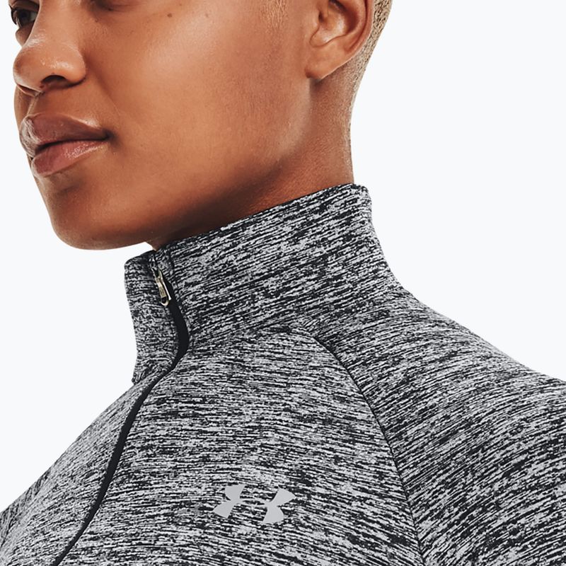 Dámská mikina Under Armour Tech 1/2 Zip - Twist black/black/metallic silver 3