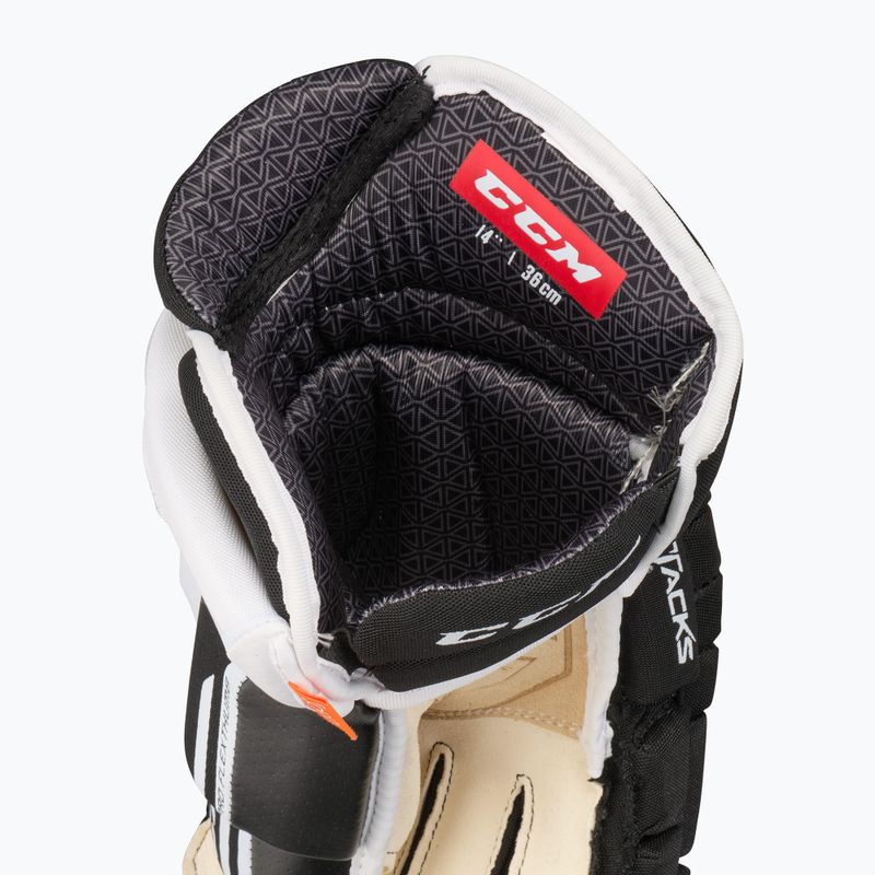 Hokejové rukavice  CCM Tacks 4R Pro2 SR black/white 4