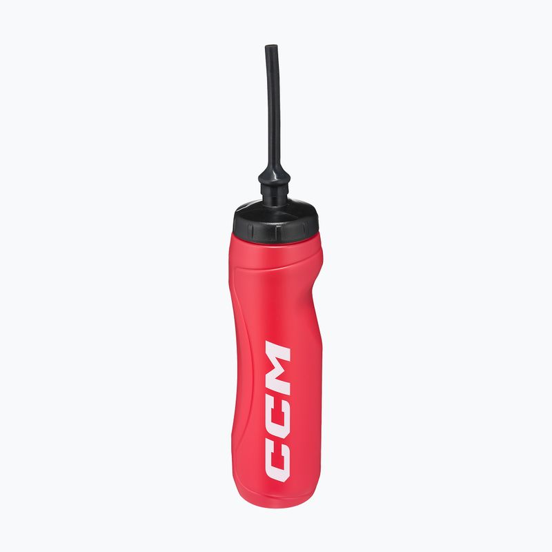 Láhev s brčkem CCM 900 ml red 2