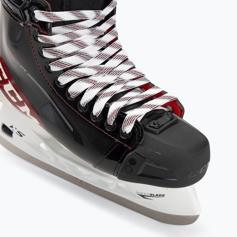 Pánské hokejové brusle CCM JetSpeed FT475 SR black 5